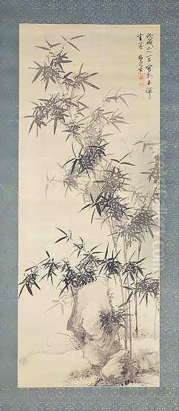 Bamboo and Rocks - view 1