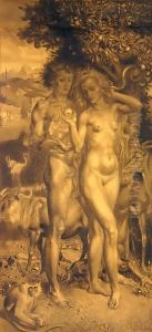 The Three Ages of Life- left panel by Theodor Baierl