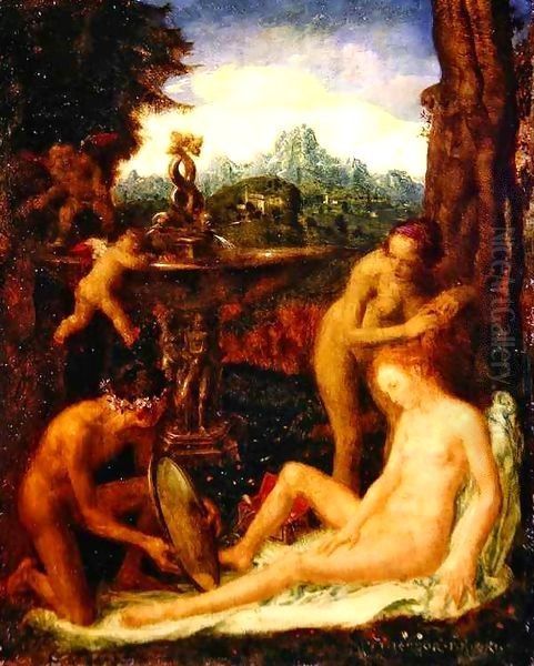 Venus at her Toilet - view 1