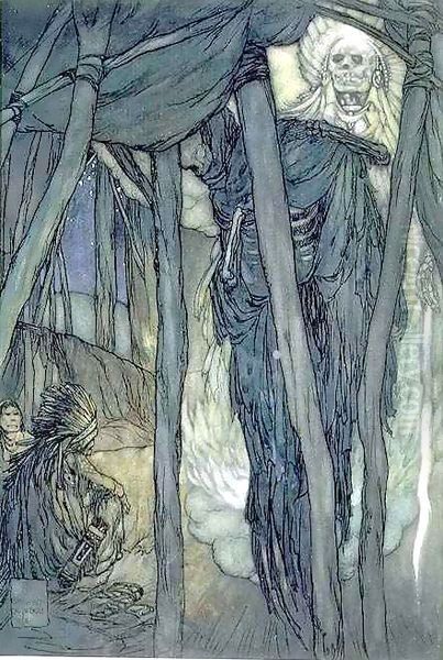 Death and the Indian - view 1