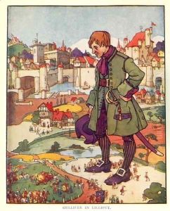 Gulliver in Lilliput