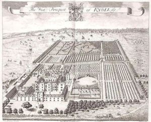 The West Prospect of Knole by Thomas Badeslade