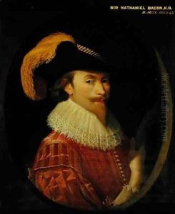 Self Portrait Aged 42 by Sir Nathaniel Bacon
