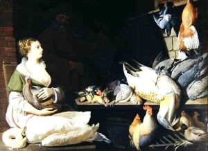 The Cookmaid 1 by Sir Nathaniel Bacon
