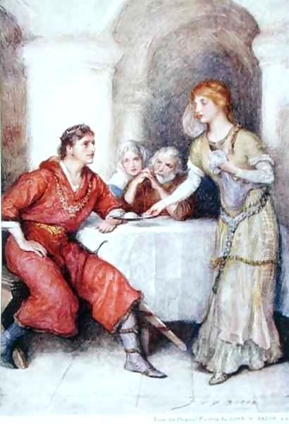 Enid Waits Upon Geraint - view 1