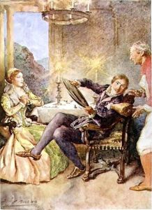 Katharina and Petruchio in The Taming of the Shrew by John Henry Frederick Bacon