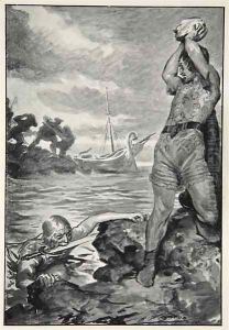 Thorbion lifted the huge stone Thorbion lifted the huge stone