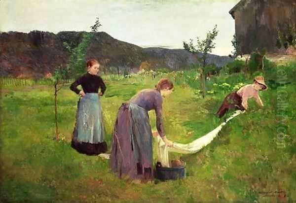 Three Ladies Washing - view 1