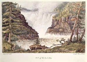 Falls of Kakabikka, Great Fish River by Sir George Back