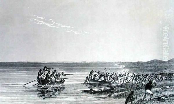 The Boats Getting Afloat - view 1