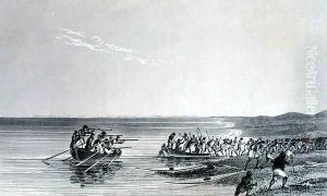 The Boats Getting Afloat by Sir George Back