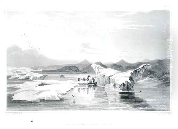 The Dolphin squeezed by ice - view 1