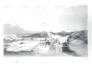 The Dolphin squeezed by ice by Sir George Back