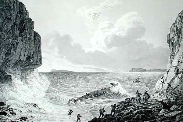 Expedition Landing in a Storm - view 1