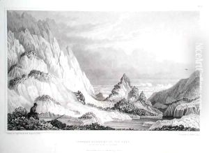 Iceberg adhering to icy reef, with the view to seaward by Sir George Back
