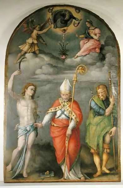 Annunciation with Saints - view 1