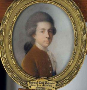 Heinrich Carl Erdmann, Fuerst von Carolath-Beuthen by Johann Philipp Bach