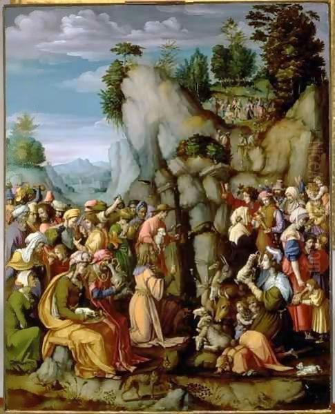 Moses Striking the Rock - view 1