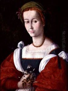 A Lady with a Nosegay A Lady with a Nosegay