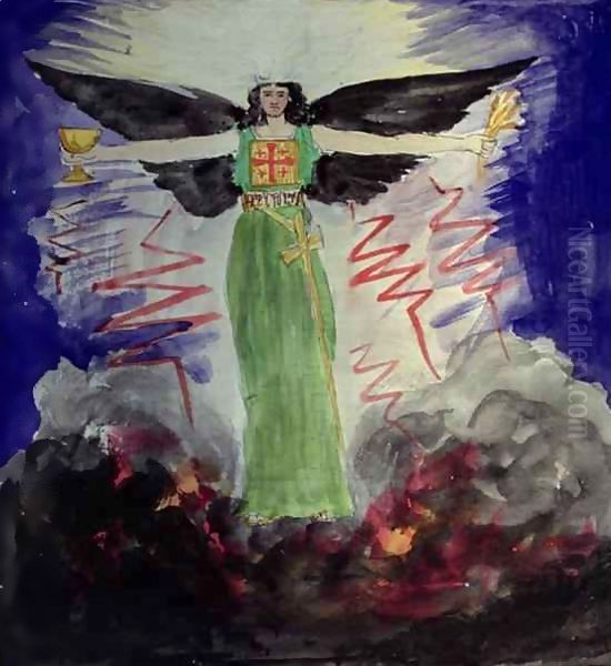 Telesmatic angelic figure - view 1