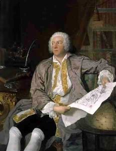 Count Carl Gustaf Tessin (1695-1770) by Jacques-Andre-Joseph Aved