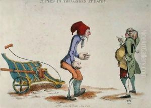 A Peep in the Garden at Hayes by William Austin