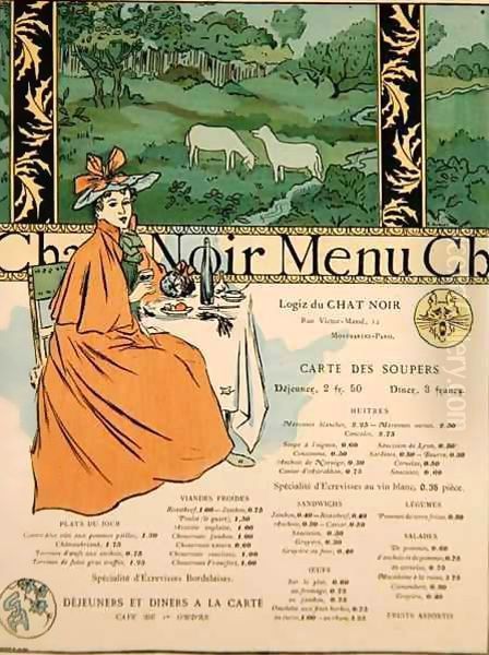 Menu from the 'Chat Noir' - view 1