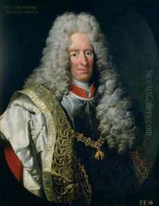 Count Alois Thomas Raimund von Harrach, Viceroy of Naples (1669-1742) by Johann-Gottfried Auerbach