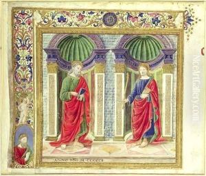 St. Andrew and St. James the Minor by Gabriello di Vanti di Bartolo Attavante di