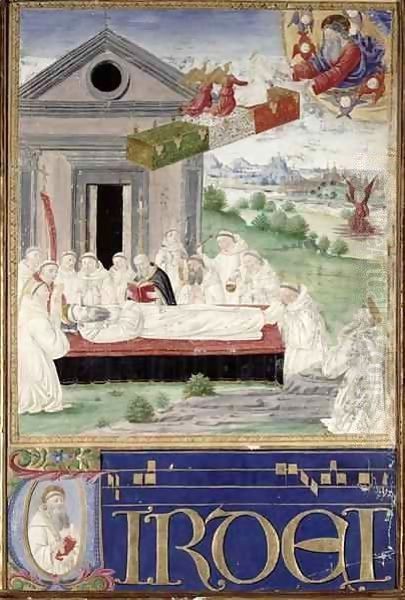 The Funeral of St. Benedict (480-527) with St. Romauld - view 1