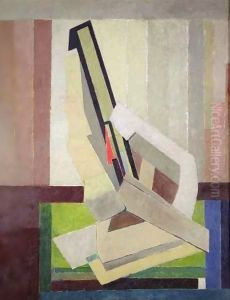 Vorticist Composition by Lawrence Atkinson