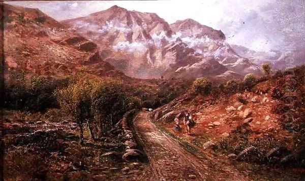 Eel Crags, Borrowdale, Cumberland - view 1