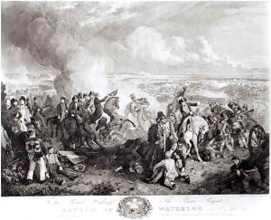 The Battle of Waterloo by John Augustus Atkinson