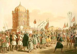The Procession of the Taziya, from 'A Mahratta Camp' by John Augustus Atkinson