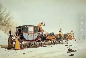 Carriage on Sledges