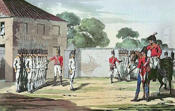 Soldiers Drilling - view 1