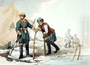 Winter Fishing by John Augustus Atkinson