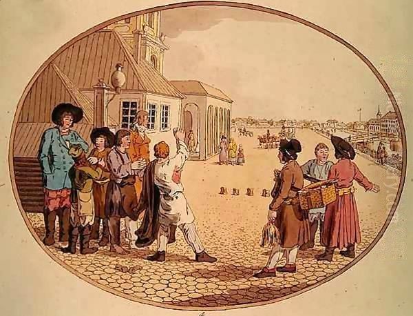 Russian Village Scene - view 1