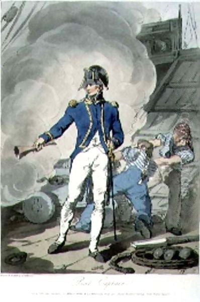 Post Captain from 'Costume of Great Britain' - view 1