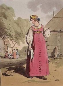 Peasant Girl by John Augustus Atkinson