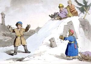 Children Going Down an Ice Hill Children Going Down an Ice Hill