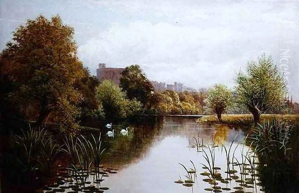View of Windsor from the Thames - view 1