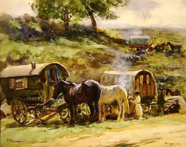 Gypsy Encampment, Appleby - view 1