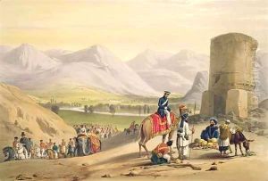 The Valley of Maidan, from 'Sketches in Afghaunistan' by James Atkinson