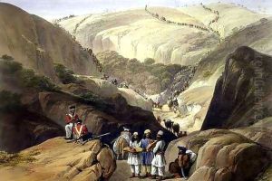 The First Descent Through the Koojah Pass by James Atkinson
