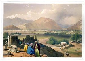 Caubul, from a Burying Ground on the Mountain Ridge, North-East of the City, from 'Sketches in Afghaunistan'