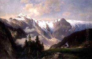 Mountain Landscape with the Grossglockner by Nicolai Astudin