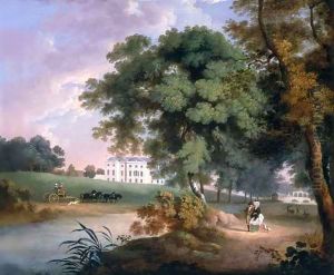 View of a House in Ireland by William Ashford