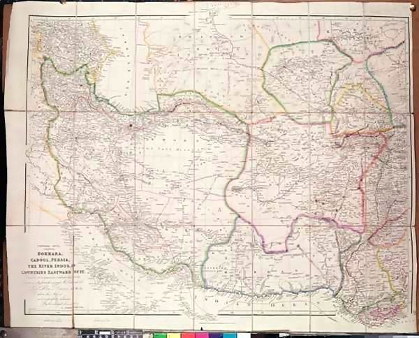 Map of Central Asia - view 1