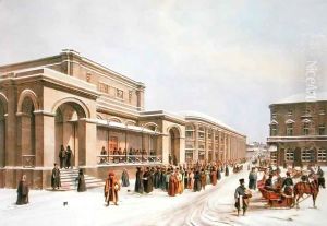 The New Stock Exchange and the Arcade in Moscow